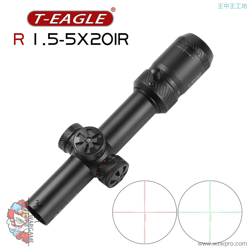 T-eagle 突鹰R系列1.5-5x20 IR速瞄