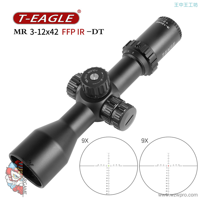 T-EAGLE/突鹰 MR 3-12×42FFP短前置