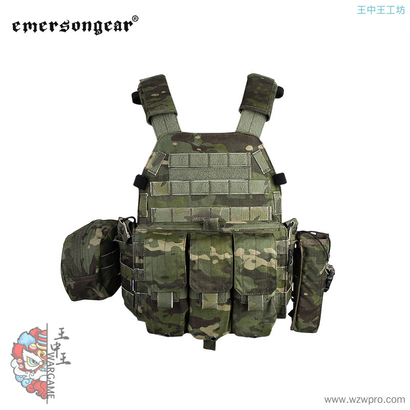 爱默生EMERSON 战术LBT6094A风格战术背心带附件包版大码背心EM7440
