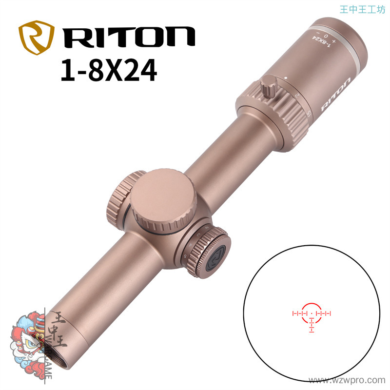 海外原品Riton 3 TACTIX 1-8×24 Tan