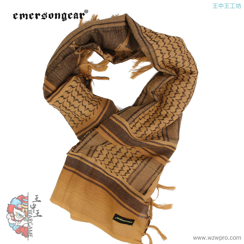 爱默生Emersongear 阿拉伯方巾M16 战术头巾男女军迷围巾AK图案EM6651B