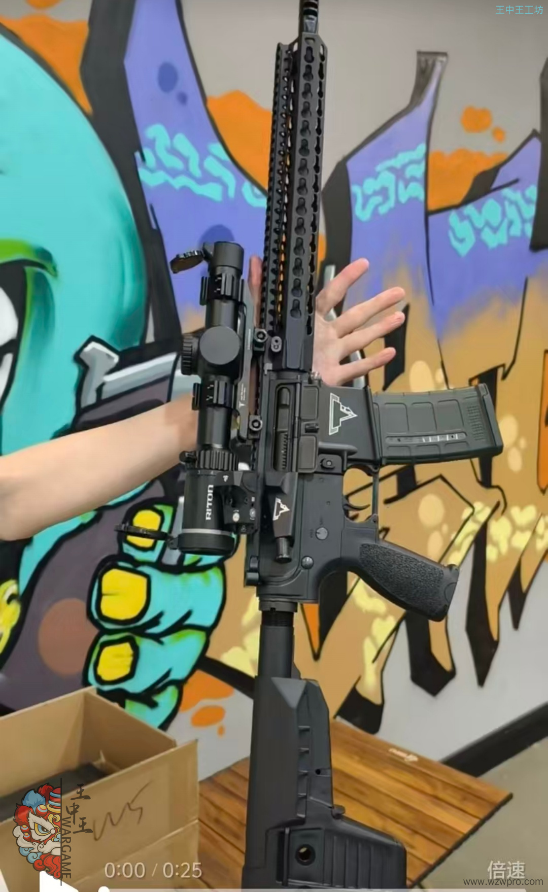 [庆祝]侯总的ttitr1，配原品riton美国原品瞄具，帅的不要不要的，㊗收获满满，幸福满满，快乐满满